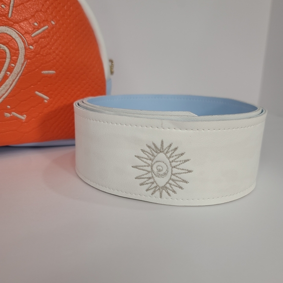 Mini Duffel bag 👜with Heart Embroidery🧡🩵 - Picture 9 of 9